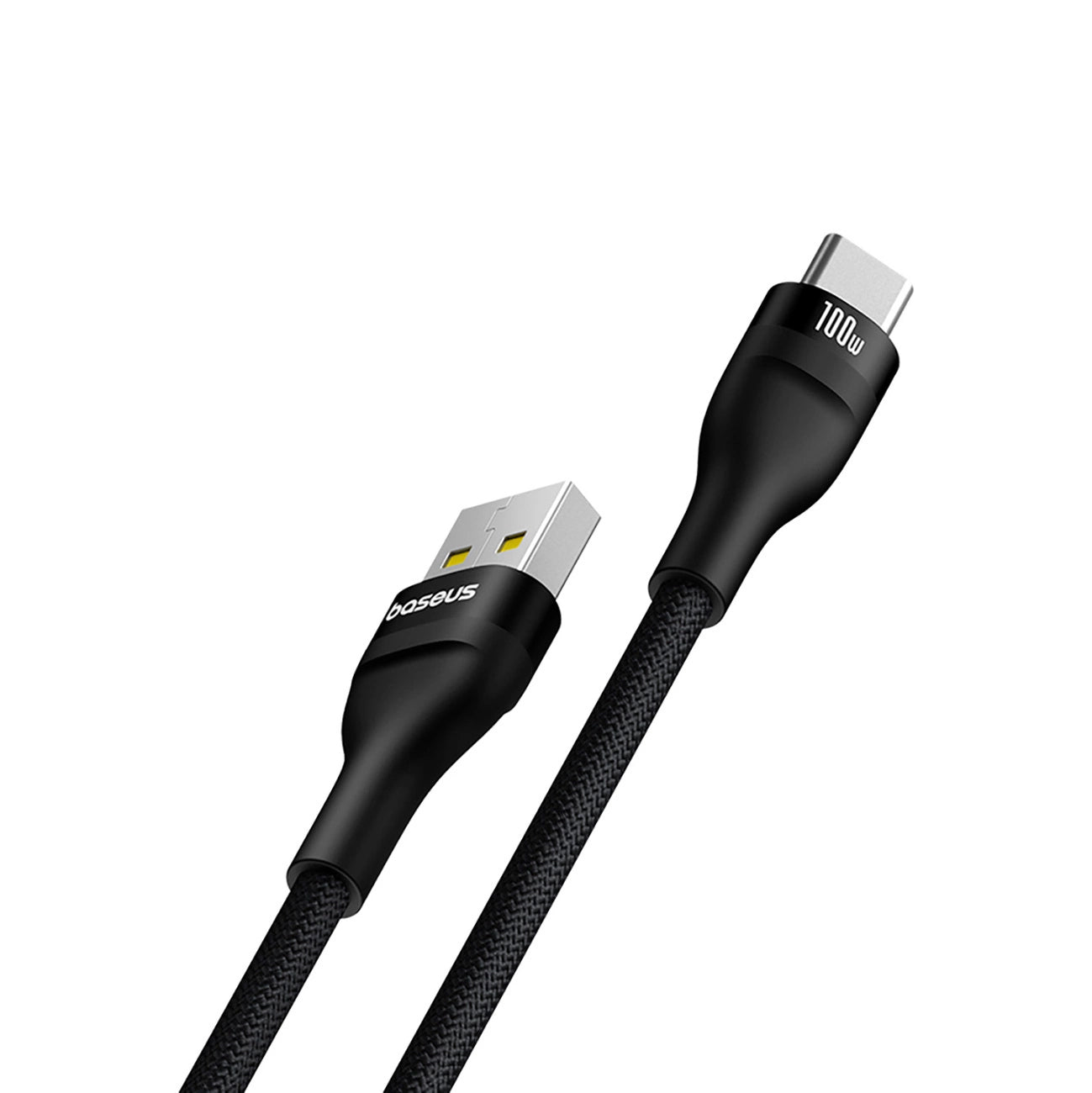 USB-A til USB-C data- og opladningskabel Baseus Flash Series II, 100W, 2m, Sort P10311804111-01