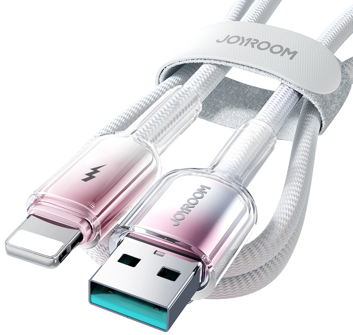 USB-A til Lightning data- og opladningskabel Joyroom S-A42, 18W, 1,2m, hvid
