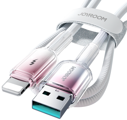 USB-A til Lightning data- og opladningskabel Joyroom S-A42, 18W, 1,2m, hvid