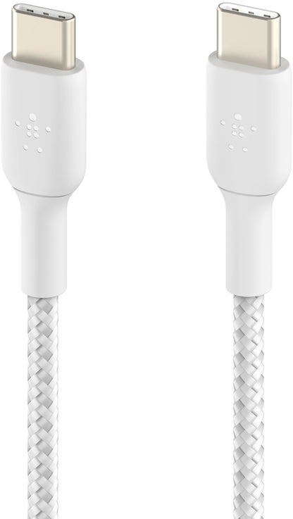 USB-C Data- og Opladningskabel - USB-C Belkin BoostCharge Pro, 60W, 2m, Hvid CAB004bt2MWH