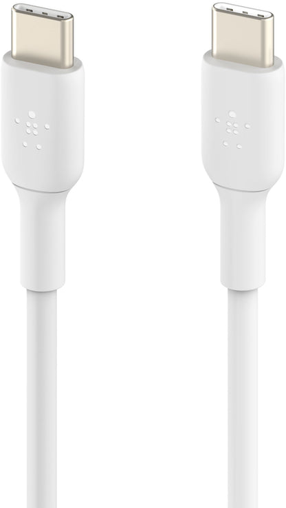 USB-C Data- og Opladningskabel - USB-C Belkin BoostCharge, 60W, 2m, Hvid CAB003bt2MWH