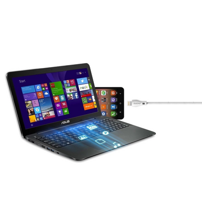 USB-A til Lightning data- og opladningskabel Dudao L4L, 18W, 1m, hvid