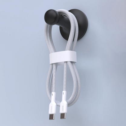 USB-C Data- og Opladningskabel - USB-C Dudao L9C Max, 240W, 1,2m, Hvid