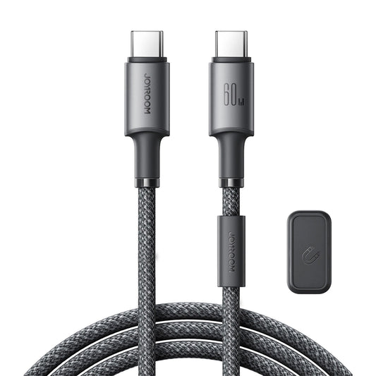 USB-C data- og opladningskabel - USB-C Joyroom S-A50, 60W, 1.2m, Grå