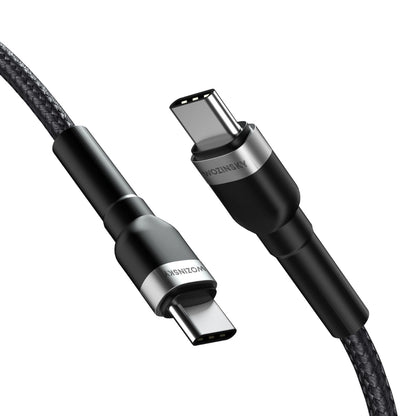 USB-C Data- og Opladningskabel - USB-C WZK WNBCC2, 65W, 2m, Sort