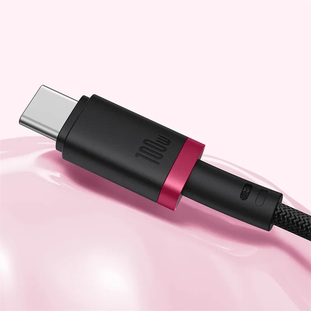 Data- og opladningskabel USB-C - USB-C Baseus Dura Series, 240W, 1m, Rød P10377803U03-01