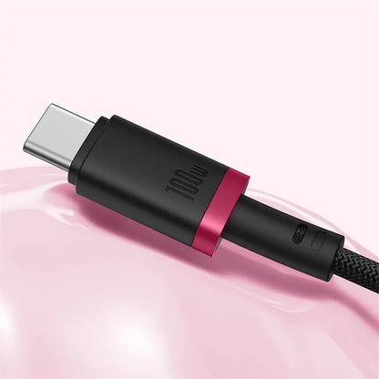 Data- og opladningskabel USB-C - USB-C Baseus Dura Series, 240W, 1m, Rød P10377803U03-01
