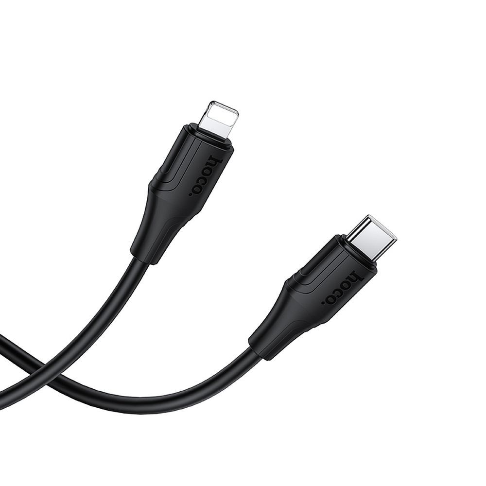 Data- og opladningskabel USB-C - Lightning HOCO X124, 27W, 1m, Sort