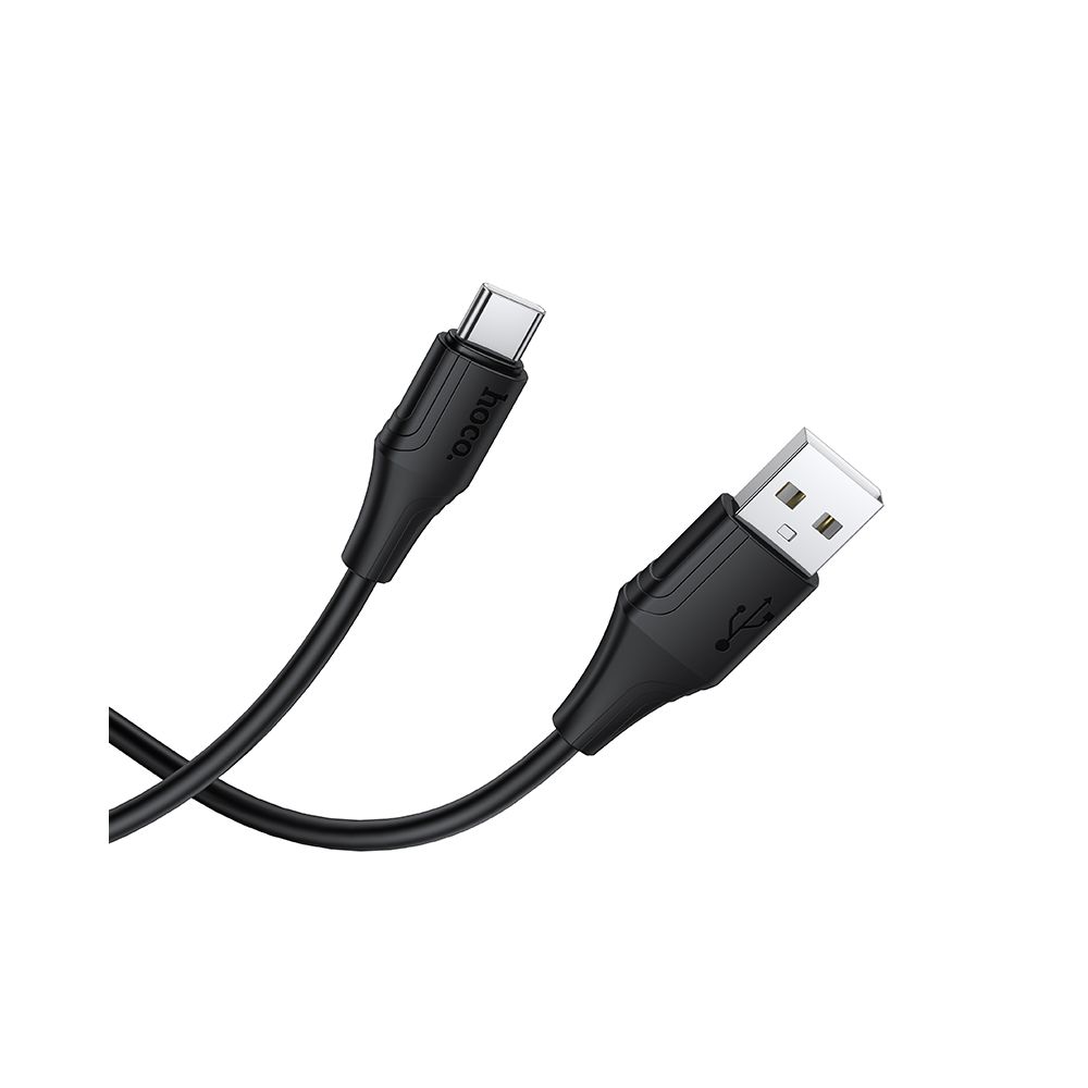 Data- og opladningskabel USB-A - USB-C HOCO X124, 18W, 1m, Sort