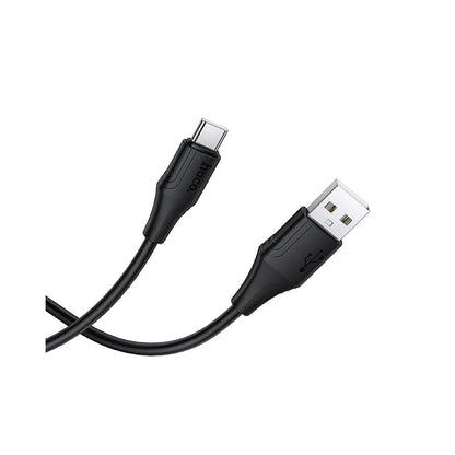 Data- og opladningskabel USB-A - USB-C HOCO X124, 18W, 1m, Sort