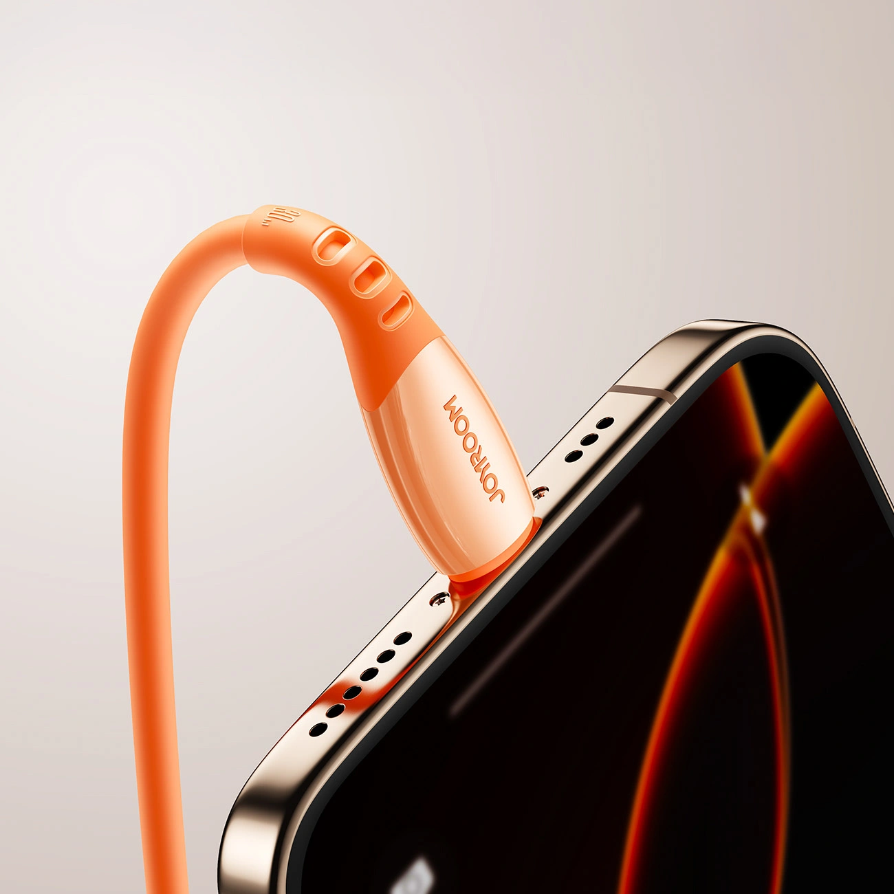 Data- og opladningskabel USB-C - Lightning Joyroom S-A59 Vibrant, 30W, 1.2m, Orange