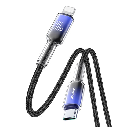 USB-C til Lightning Data- og Opladningskabel Joyroom S-A42, 30W, 1,2m, Sort