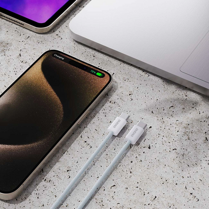 USB-C Data- og Opladningskabel - USB-C Dudao L6C, 30W, 2m, Blå