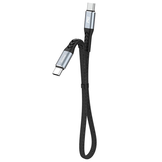 Data- og opladningskabel USB-C - USB-C Dudao L10C, 100W, 0.23m, Sort