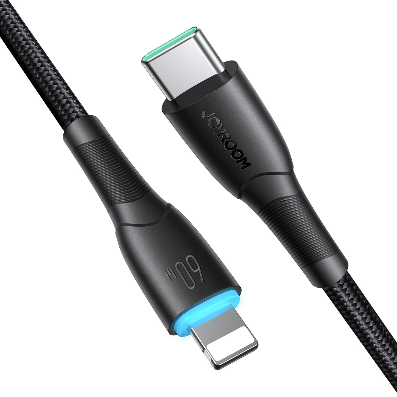 USB-C data- og opladningskabel - USB-C Joyroom S-A32, 60W, 1m, Sort