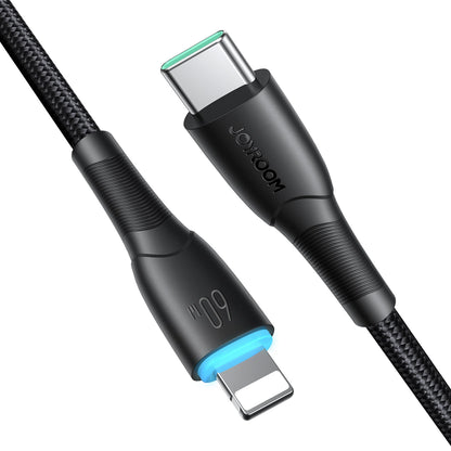 USB-C data- og opladningskabel - USB-C Joyroom S-A32, 60W, 1m, Sort