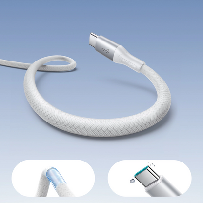 Data- og opladningskabel USB-A - USB-C Joyroom S-A28 Flash, 18W, 1m, Hvid