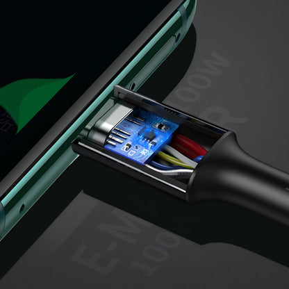 USB-C Data- og Opladningskabel - USB-C UGREEN US300, 100W, 2m, Hvid
