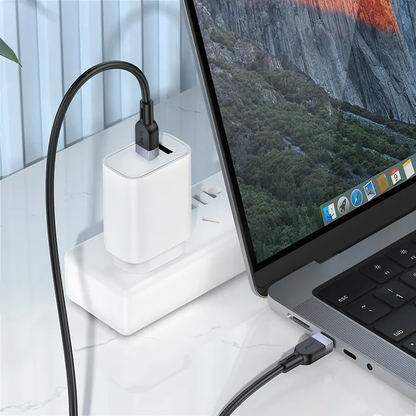 USB-C Data- og Opladningskabel - USB-C HOCO X109, 60W, 2m, Sort
