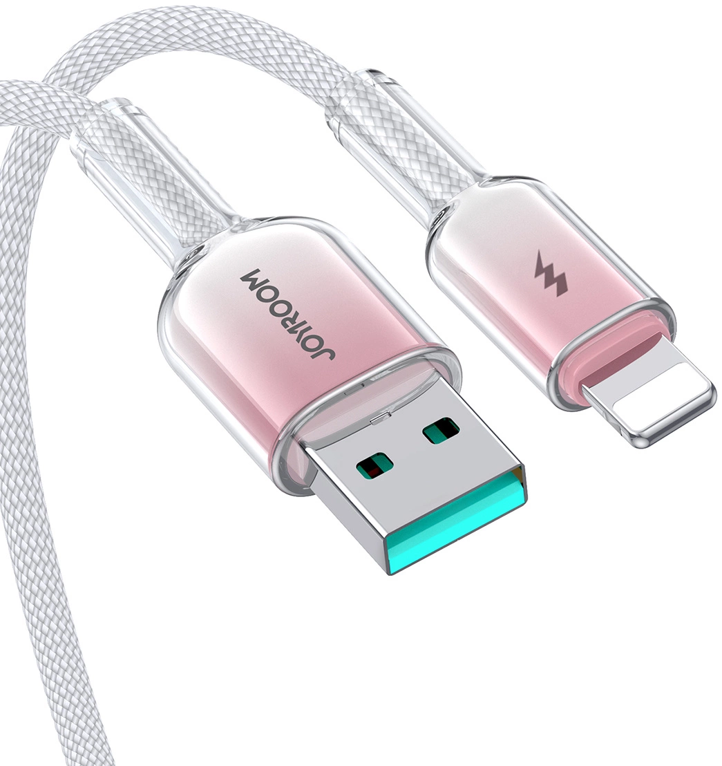 USB-A til Lightning data- og opladningskabel Joyroom S-A42, 18W, 1,2m, hvid