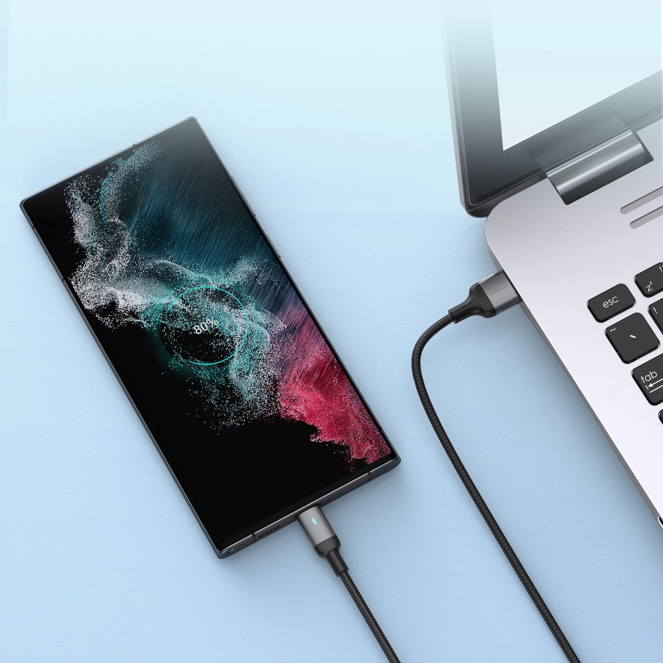 Data- og opladningskabel USB-A - USB-C Joyroom A10, 18W, 1,2m, Sort