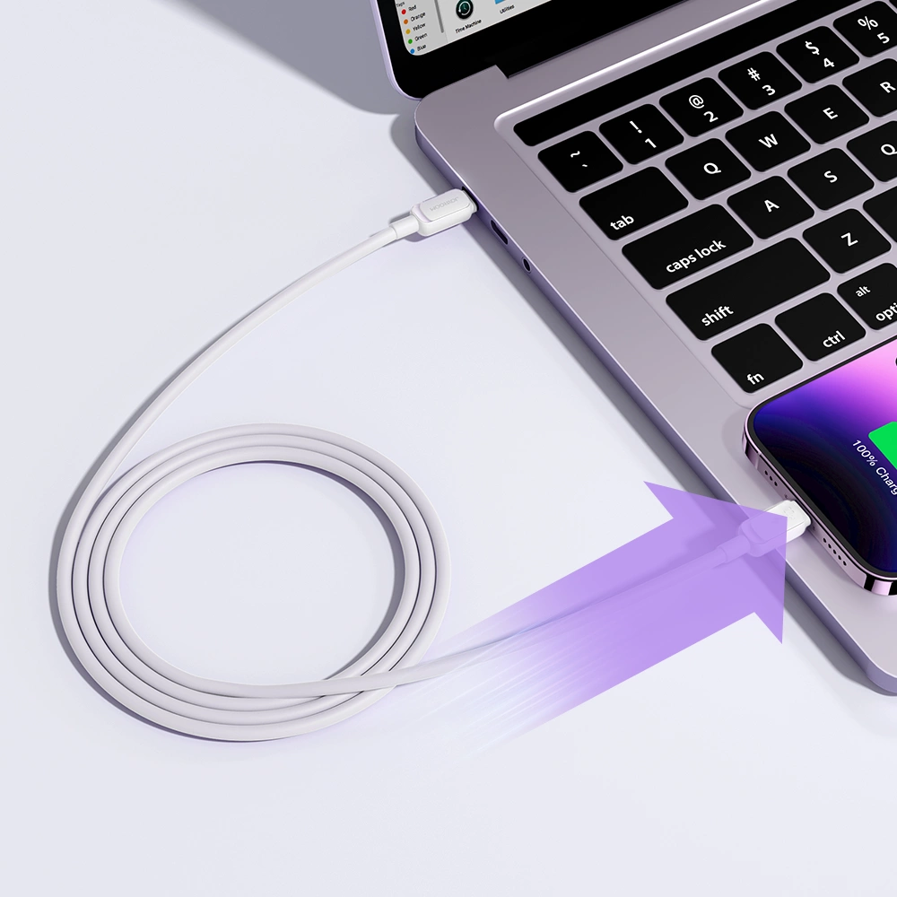 Data- og opladningskabel USB-C - Lightning Joyroom S-A14, 30W, 1.2m, Hvid