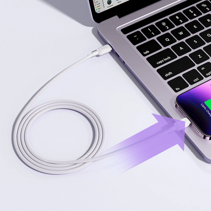 Data- og opladningskabel USB-C - Lightning Joyroom S-A14, 30W, 1.2m, Hvid