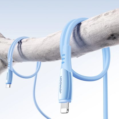 Data- og opladningskabel USB-C - Lightning Joyroom S-A59 Vibrant, 30W, 1.2m, Blå
