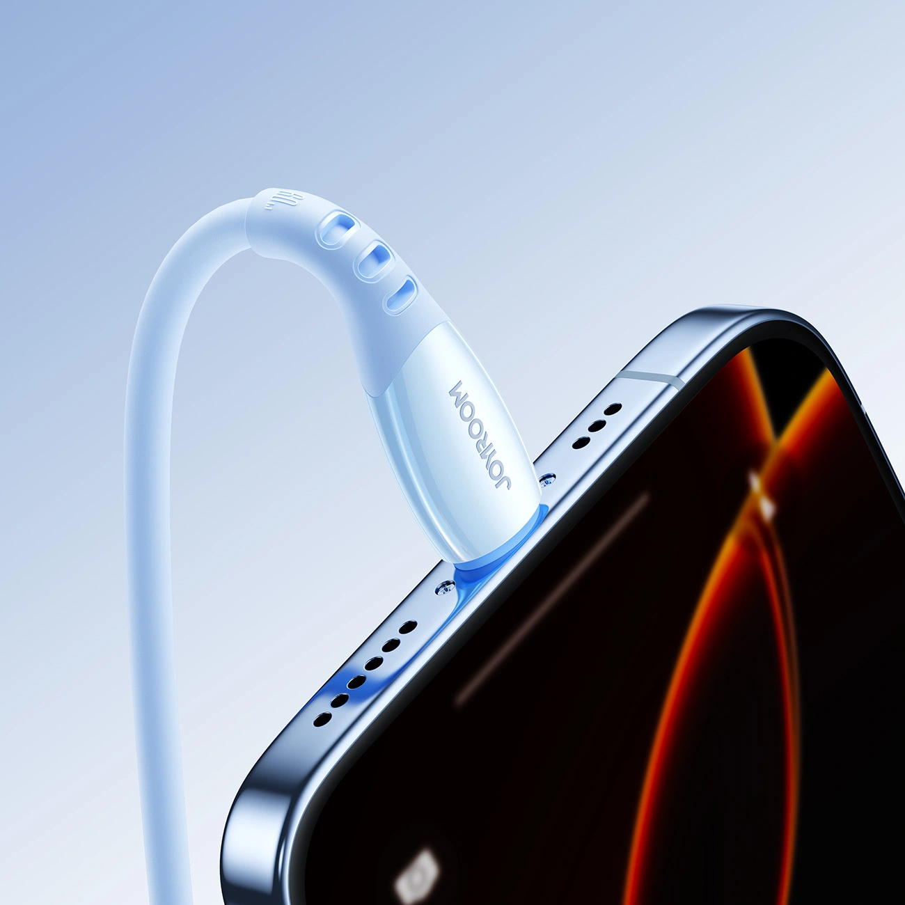 Data- og opladningskabel USB-C - USB-C Joyroom S-A59 Vibrant, 60W, 1.2m, Blå