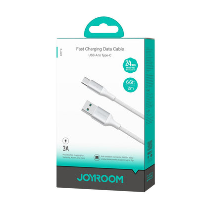 Data- og opladningskabel USB-A - USB-C Joyroom S-A28 Flash, 30W, 2m, Hvid