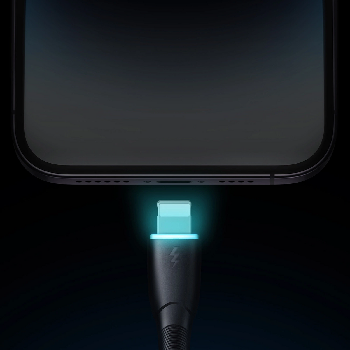 Joyroom SA32-AL3 USB-A til Lightning data- og opladningskabel, 18 W, 1 m, sort