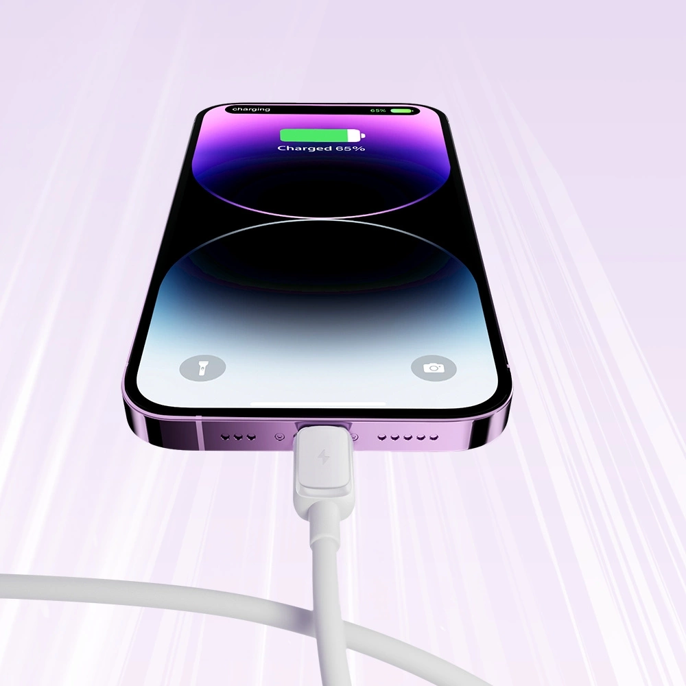 USB-A til Lightning data- og opladningskabel Joyroom S-A14, 18W, 1,2m, hvid