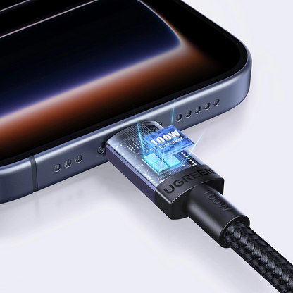 USB-C Data- og Opladningskabel - USB-C UGREEN, 100W, 3m, Sort