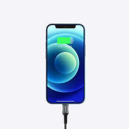Data- og opladningskabel USB-A - Lightning Acefast C1-02, 18W, 1,2m, Sort
