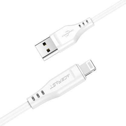 Data- og opladningskabel USB-A - Lightning Acefast C3-02, 18W, 1,2m, Hvid