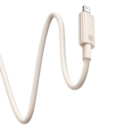 Data- og opladningskabel USB-A - Lightning Baseus Habitat, 18W, 2m, Grøn P10360200631-01