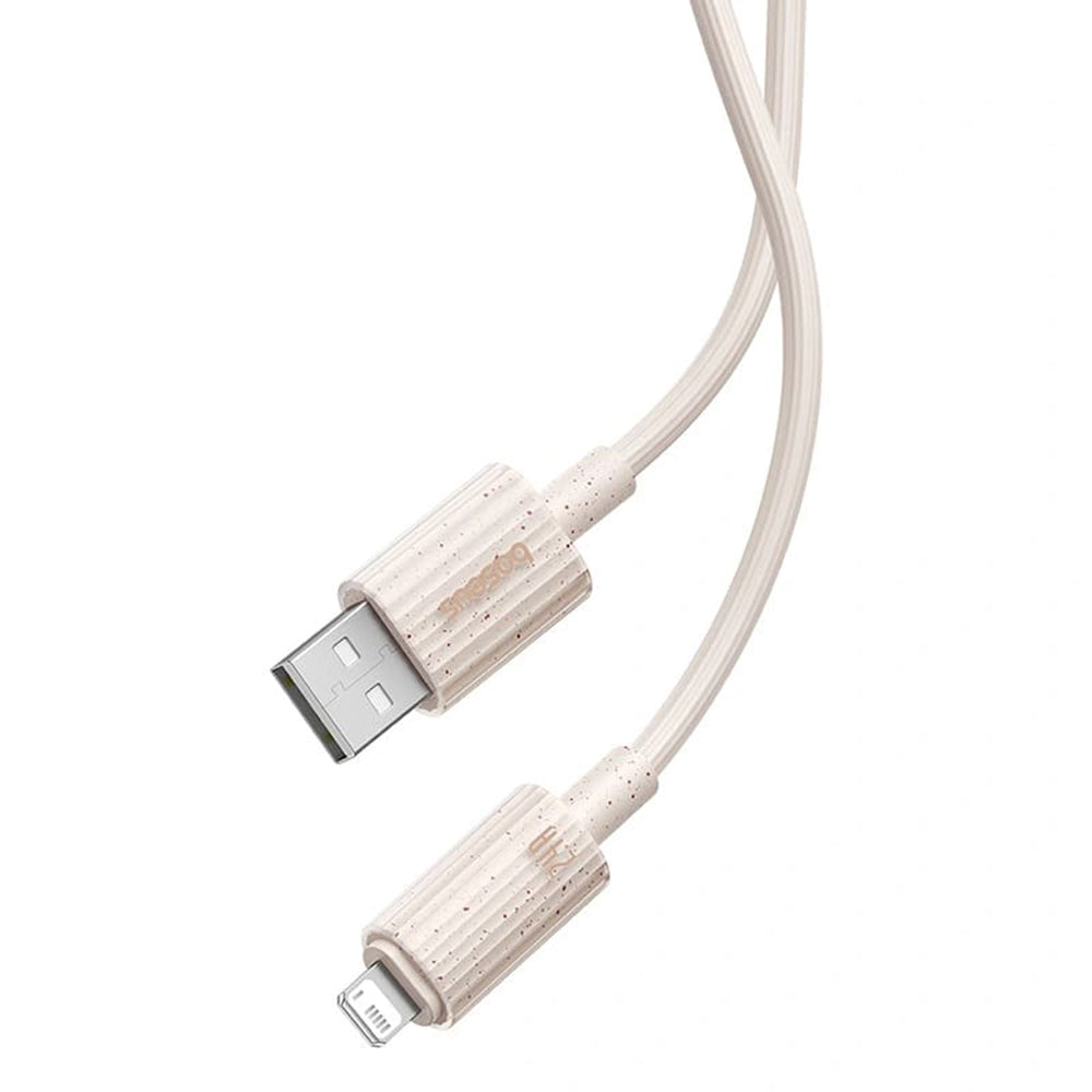 Data- og opladningskabel USB-A - Lightning Baseus Habitat, 18W, 2m, Grøn P10360200631-01