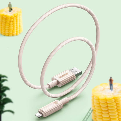 Data- og opladningskabel USB-A - Lightning Baseus Habitat, 18W, 2m, Grøn P10360200631-01
