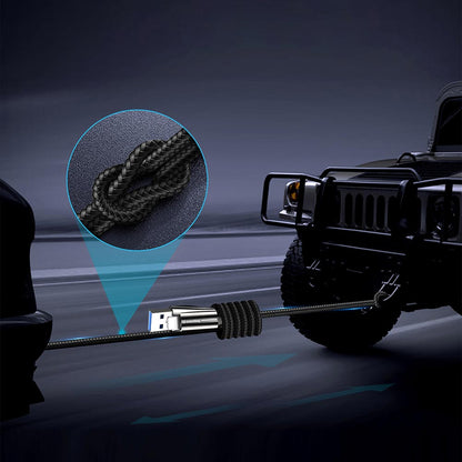 Data- og opladningskabel USB-A - Lightning ColorWay CW-CBUL035, 18W, 1m, Sort