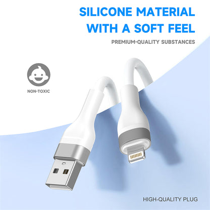 Data- og opladningskabel USB-A - Lightning Lito LD02L, 18W, 1.2m, Hvid