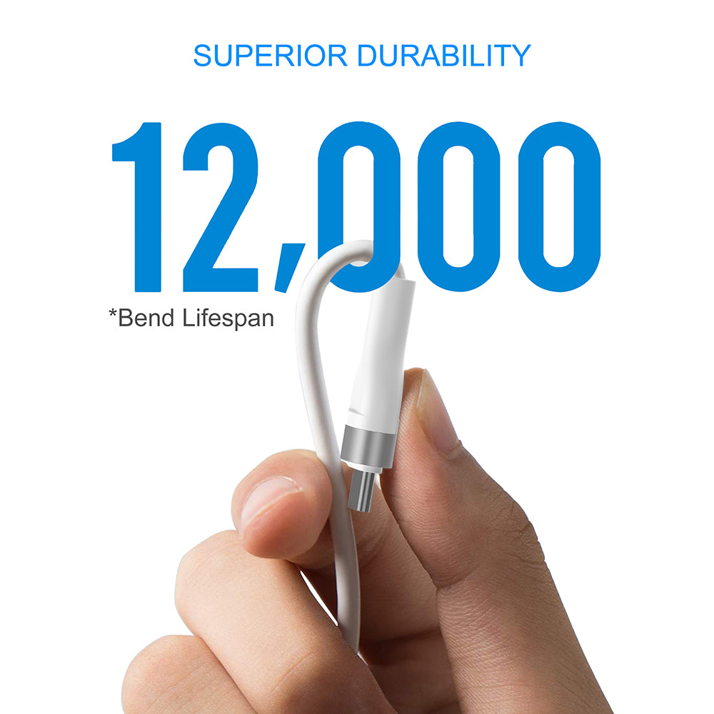 Data- og opladningskabel USB-A - Lightning Lito LD02L, 18W, 1.2m, Hvid