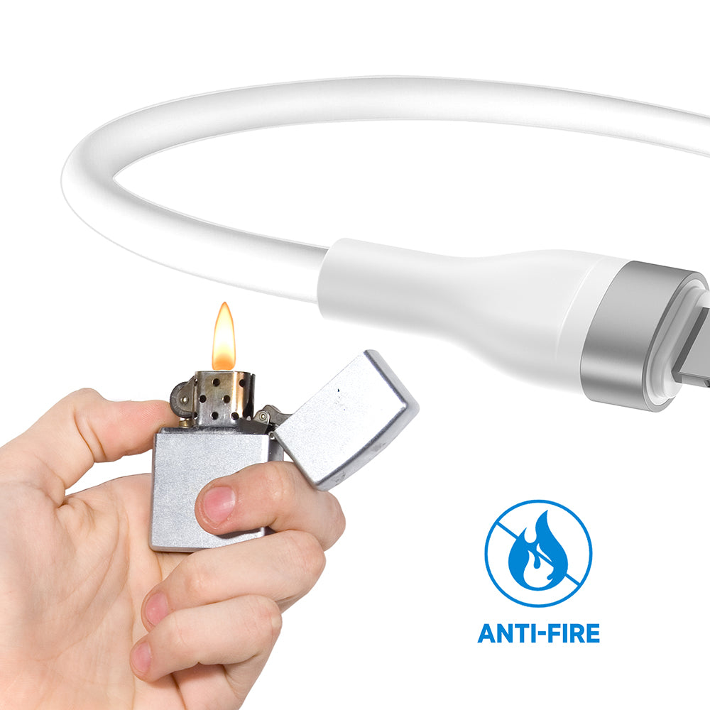 Data- og opladningskabel USB-A - Lightning Lito LD02L, 18W, 1.2m, Hvid