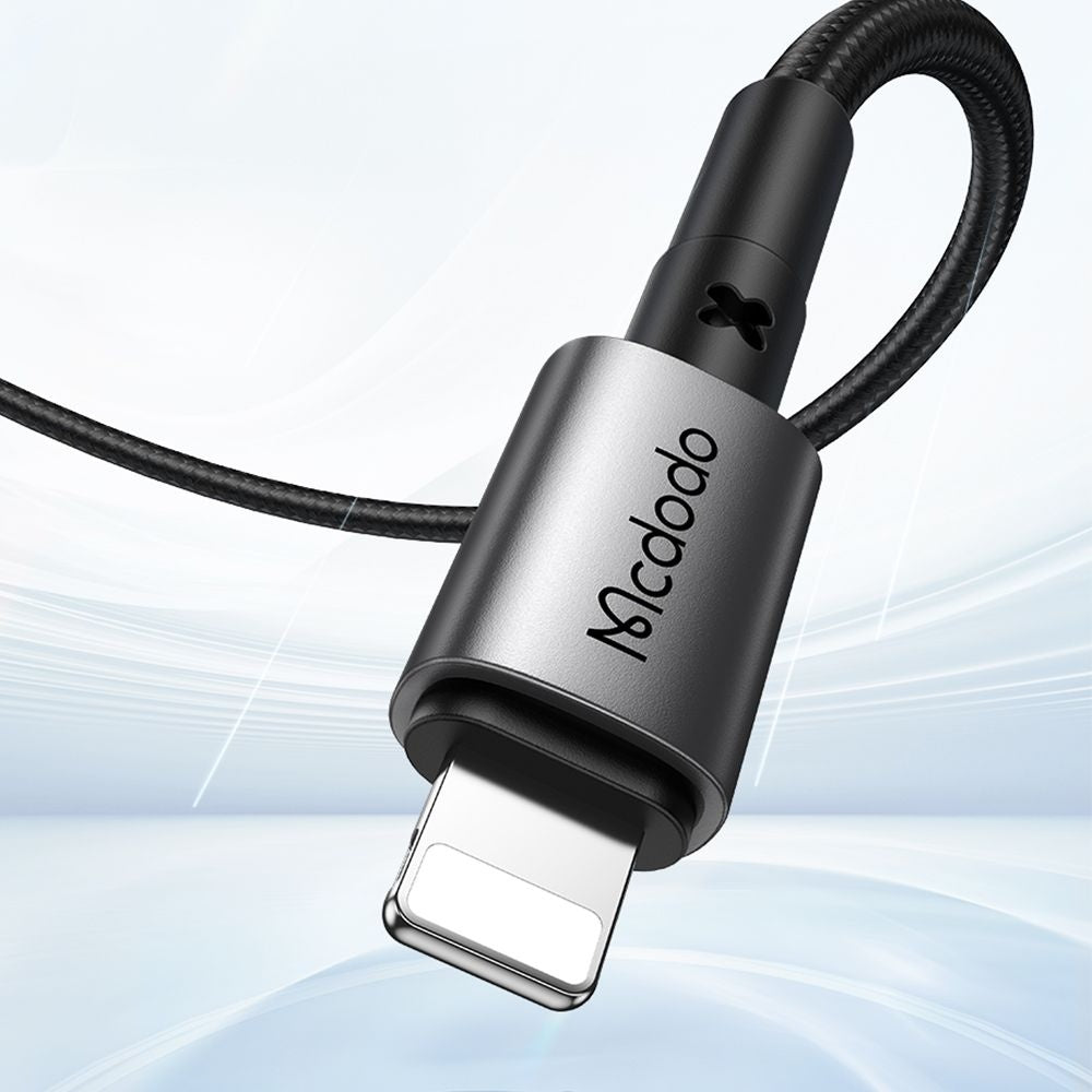 Data- og opladningskabel USB-A - Lightning McDodo CA-3580, 18W, 1.2m, Sort