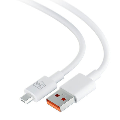 Data- og opladningskabel USB-A - microUSB 3MK Hyper, 18W, 1.2m, Sort