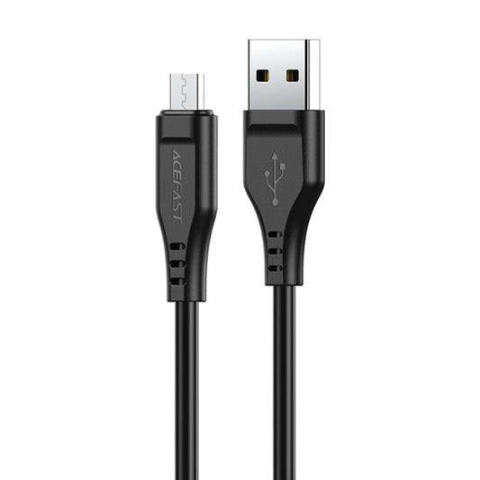 Data- og opladningskabel USB-A - microUSB Acefast C3-09, 18W, 1,2m, Sort
