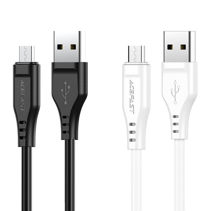 Data- og opladningskabel USB-A - microUSB Acefast C3-09, 18W, 1,2m, Sort