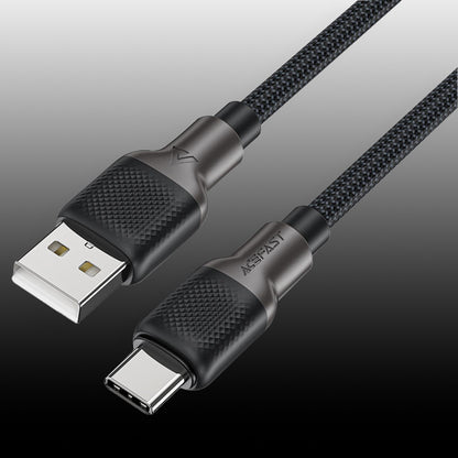 Data- og opladningskabel USB-A - USB-C Acefast C10-04, 18W, 1,2m, Sort