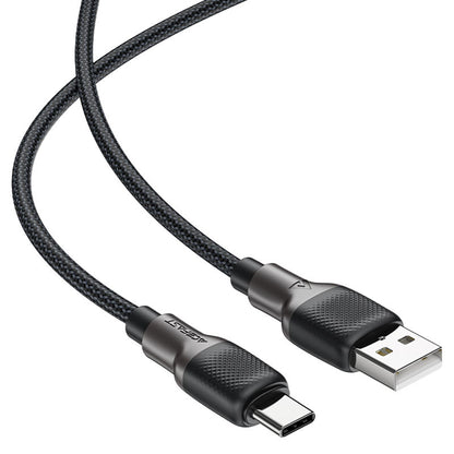 Data- og opladningskabel USB-A - USB-C Acefast C10-04, 18W, 1,2m, Sort