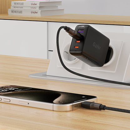 Data- og opladningskabel USB-A - USB-C Acefast C10-04, 18W, 1,2m, Sort