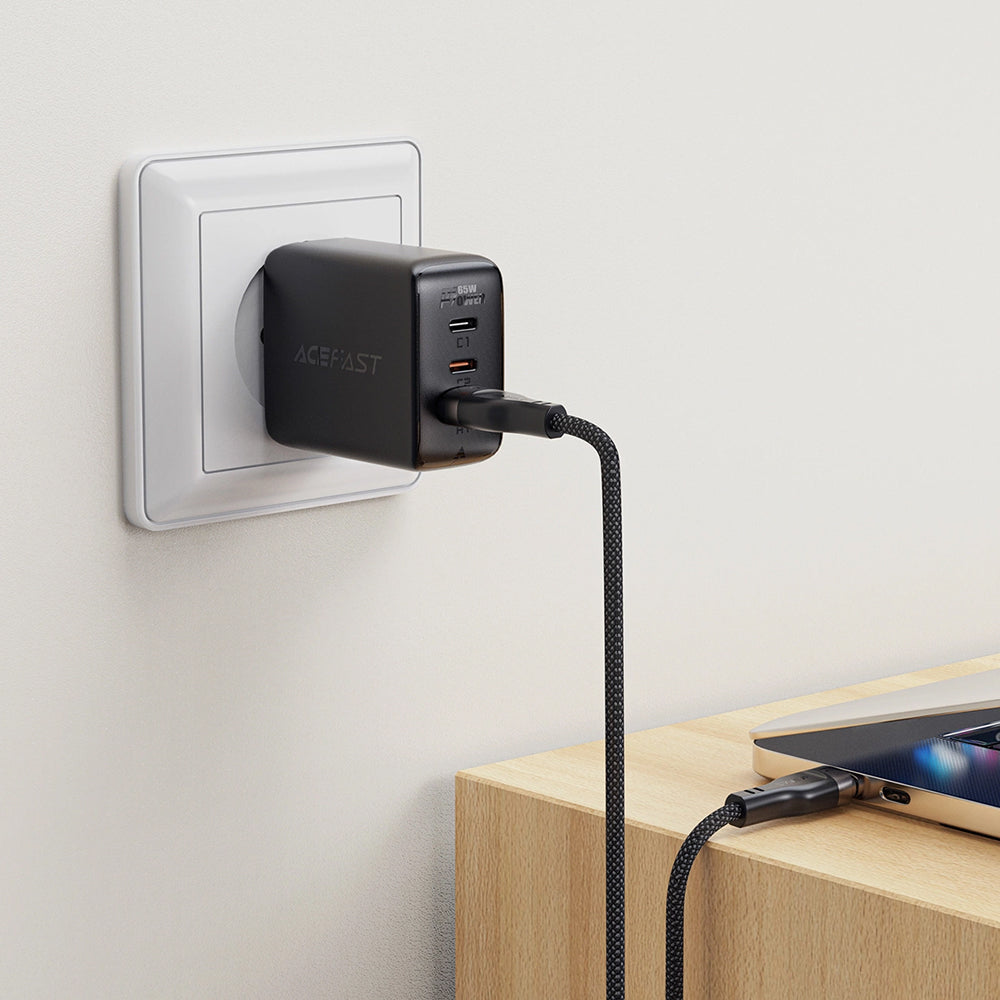 Data- og opladningskabel USB-A - USB-C Acefast C11-04, 18W, 1.2m, Sort